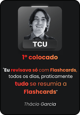 "eu revisava só com flashcards, todos os dias, praticamente tudo se resumia flashcards"