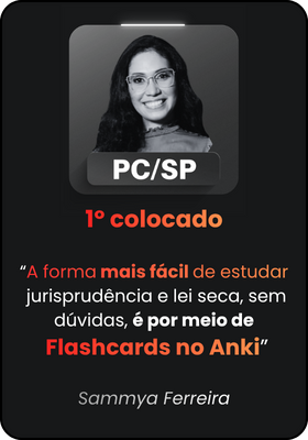 "a forma mais fácil de estudar jurisprudência e lei seca, sem dúvidas, é por meio de flashcards no anki"